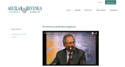 Desktop Screenshot of aguilar-revenga.com