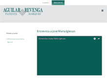 Tablet Screenshot of aguilar-revenga.com